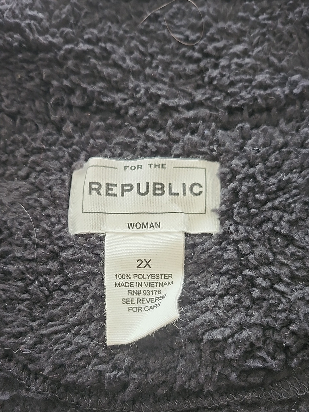 For The Republic Women's Jacket Coat - Dark Charcoal Gray
